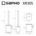 Ершик для унитаза Sapho X-round XR305 Хром