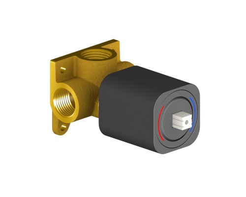 Смеситель встроенный с гигиеническим душем Timo Torne 4389/03SM черный