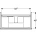 Тумба под раковину Geberit Acanto 89x53,5 500.612.JK.2