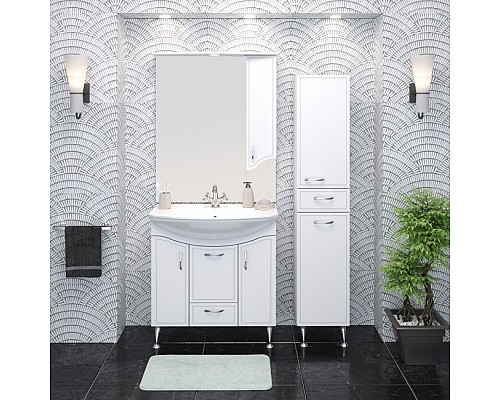 Зеркальный шкаф Runo Севилья 85 00000000595 правый