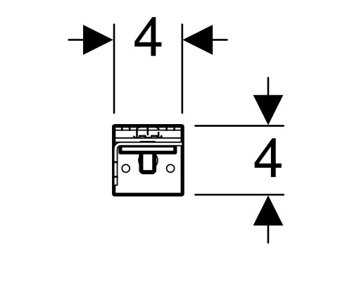 Комплект крепления к стене GEBERIT 111.839.00.1