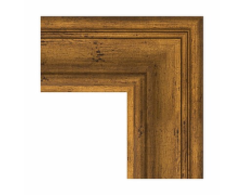 Зеркало Evoform Exclusive-G 109х109 BY 4462 с гравировкой в багетной раме - Травленая бронза 99 мм