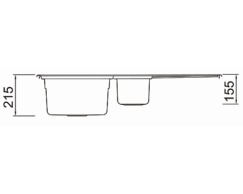 Кухонная мойка Seaman Eco Roma SMR-9750B.B Нержавеющая сталь
