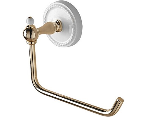 Держатель туалетной бумаги Devon&Devon Dorothy DOR411BR Бронза Белый