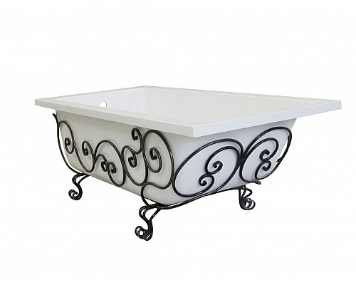 Кованый каркас для ванны Эстет Дельта 150 патина