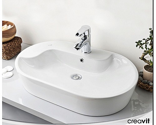 Раковина Creavit Topic 70 TP172-00CB00E-0000 Белая