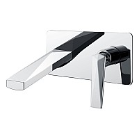 Смеситель для умывальника из стены ХРОМ Boheme VENTURO 375 хром