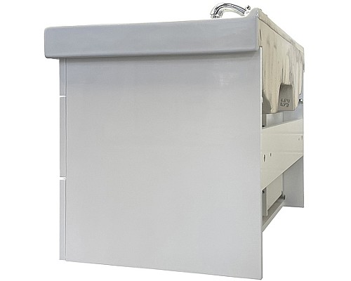 Тумба с раковиной Comforty Никосия 80П 00-00011163 подвесная Белая глянцевая