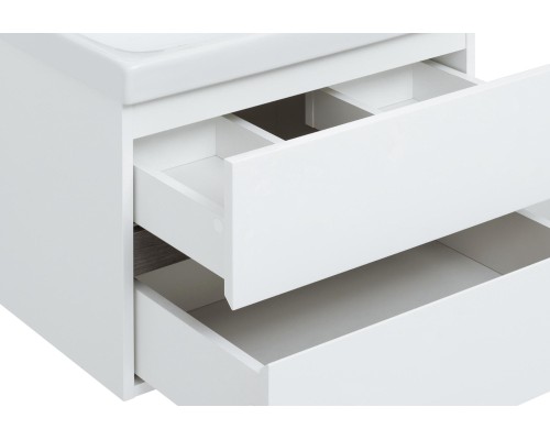 Мебель для ванной Aquanet Беркли 60 белый/дуб рошелье (зеркало дуб рошелье)