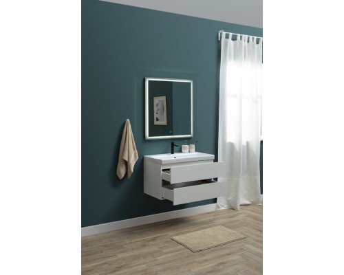 Мебель для ванной Aquanet Беркли 60 белый/дуб рошелье (зеркало дуб рошелье)