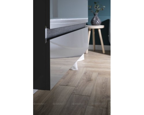 Мебель для ванной Aquanet Беркли 60 белый/дуб рошелье (зеркало дуб рошелье)