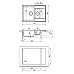 Кухонная мойка Lemark Ramza 760 9910037 Антрацит