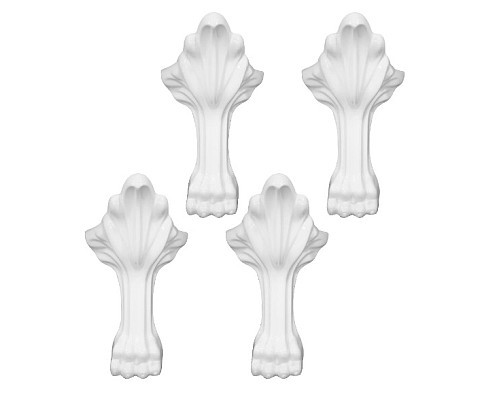 Ножки каменные к ванне Эстет МАРСЕЛЬ и ВЕНЕЦИЯ белые