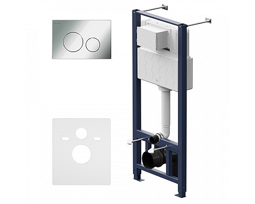 Инсталляция для подвесного унитаза AM.PM Pro с пневматической клавишей Pro L I012704.9051