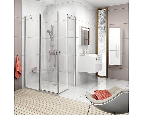 Душевой уголок Ravak Chrome 1QVA0C00Z1 100 блестящий прозрачный