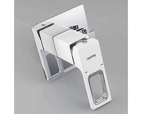 Гигиенический душ со смесителем Gappo G7217-8 Белый Хром
