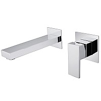 Смеситель ABBER Daheim AF8212 для раковины скрытого монтажа, хром