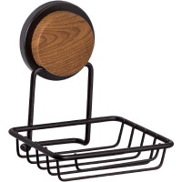 Мыльница Fixsen Magic Wood FX-46009 Черная матовая