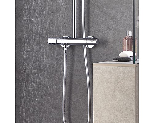 Душевая система Grohe с термостатом для душа 4 27296001 450 мм