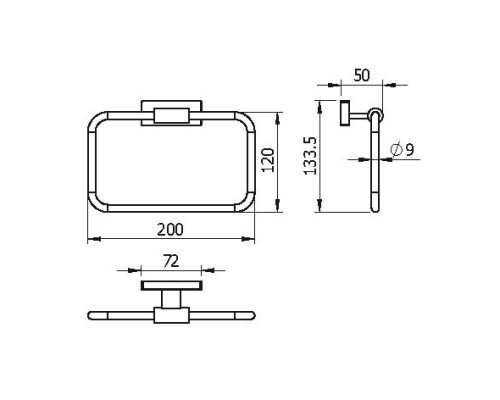 Полотенцедержатель LANGBERGER 10938A
