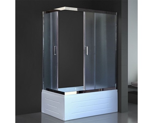 Душевой уголок Royal Bath BP 120х80 с поддоном Хром