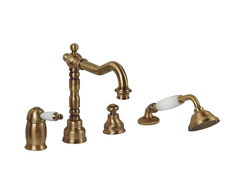 Смеситель на борт ванны Migliore Oxford 19086 Бронза