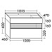Тумба с раковиной Burgbad Yumo 100 SFKL102 F3193 G0179 C0001*1 подвесная Белая