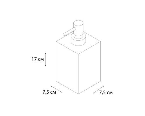 Дозатор для жидкого мыла FIXSEN Gusto FX-300-1