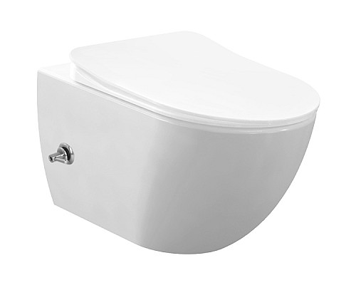 Унитаз биде Creavit Free FE322-34CB00E-0002 подвесной Белый без сиденья