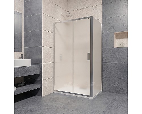 Душевой уголок RGW Passage PA-76 120х100 35087620-21 профиль Хром стекло матовое-сатинат