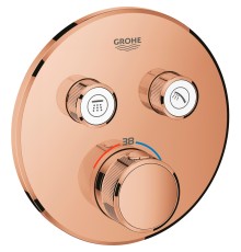 Смеситель для душа Grohe Grohtherm SmartControl 29119DA0 с термостатом Теплый закат