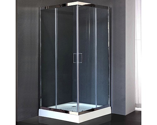 Душевой уголок Royal Bath HPD 100х100 RB100 HPD-T-CH без поддона Хром