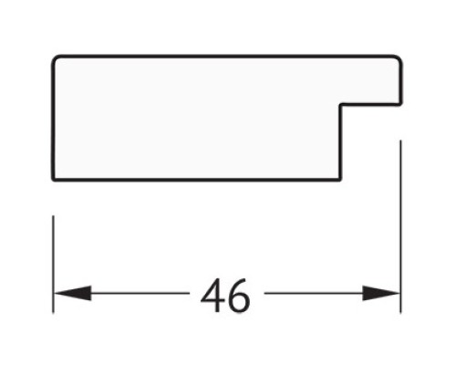 Зеркало Evoform Definite 141х51 BY 3098 в багетной раме - Чеканка белая 46 мм