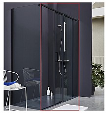 Душевая стенка Jacob Delafon Contra 90 E22FC90-BL Черный матовый