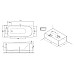 Каркас для ванны AM.PM Like W80A-150-070W-R 1500 мм