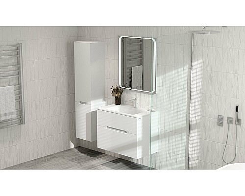 Зеркало Jorno Modul 80 Mоl.02.77/W с подсветкой с сенсорным выключателем Зеркало Jorno Modul 80 Mоl.02.77/W с подсветкой с сенсорным выключателем