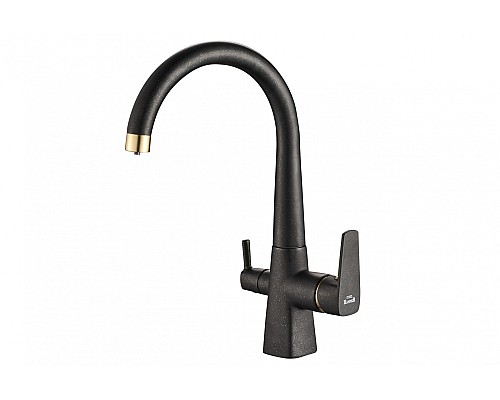 Смеситель для кухни ZORG Steel Hammer SH 819 BLACK BR
