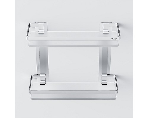 Стеклянная полка AM.PM Sense L A7455200 Серебристая