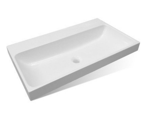 Тумба с раковиной Эстет Malibu Luxe 155 L ФР-00007116 подвесная Белая Темное дерево