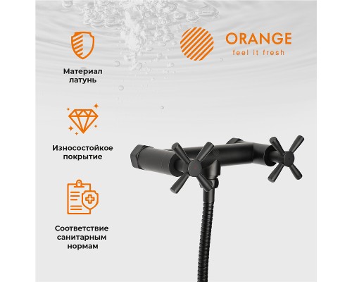 Смеситель для душа Orange Mia Черный