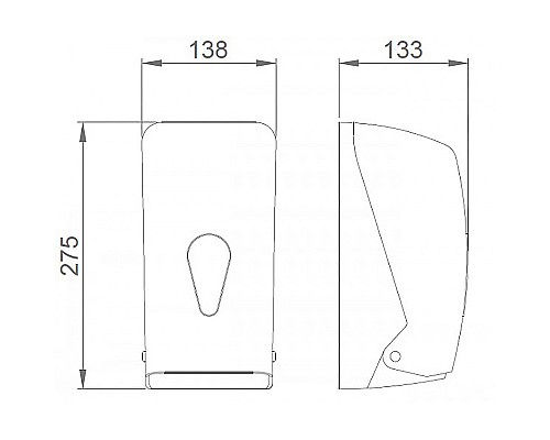 Диспенсер для бумажных полотенец Nofer 05118.T Синий
