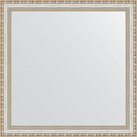 Зеркало Evoform Definite 75х75 BY 3238 в багетной раме - Версаль серебро 64 мм