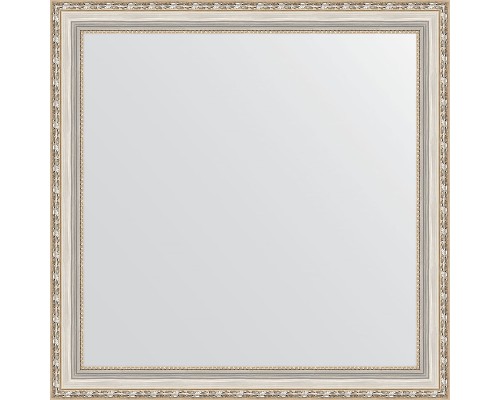 Зеркало Evoform Definite 75х75 BY 3238 в багетной раме - Версаль серебро 64 мм