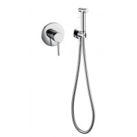 Смеситель встраиваемый с гигиеническим душем Grocenberg GB1003 Хром