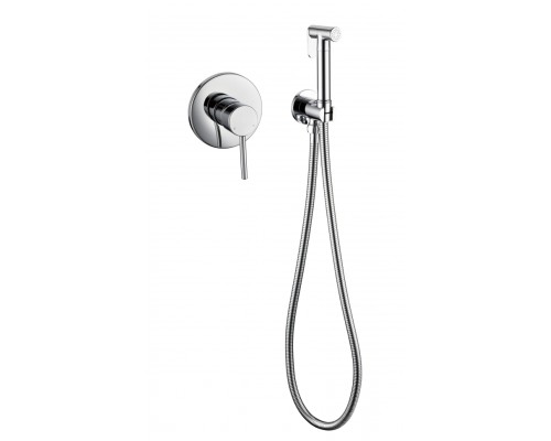 Смеситель встраиваемый с гигиеническим душем Grocenberg GB1003 Хром