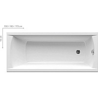Акриловая ванна Ravak Classic 160x70 C531000000