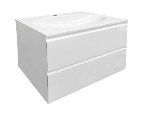 Тумба с раковиной Эстет Malta 80 ФР-00007058 подвесная Белая