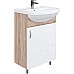 Тумба под раковину Onika Эко 52.10 105207 Белая Дуб сонома