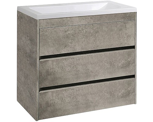 Тумба под раковину Art&Max Family-900-3C-PIA-CV Цемент