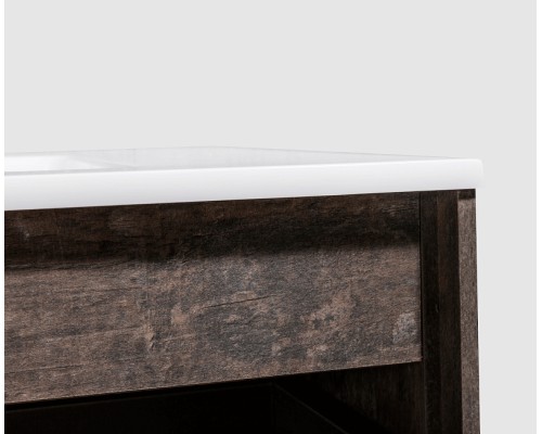 Комплект мебели для ванной Black&White Universe 905U800 подвесной Темно-серый